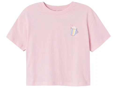 Name It parfait pink printet short t-shirt